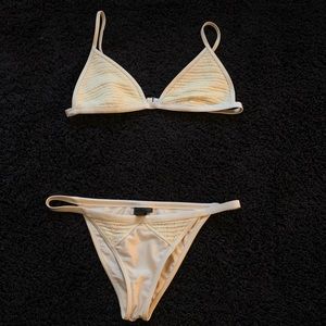 Yellow Crotchet Bikini